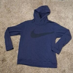Nike Navy Hoodie with Black Swoosh